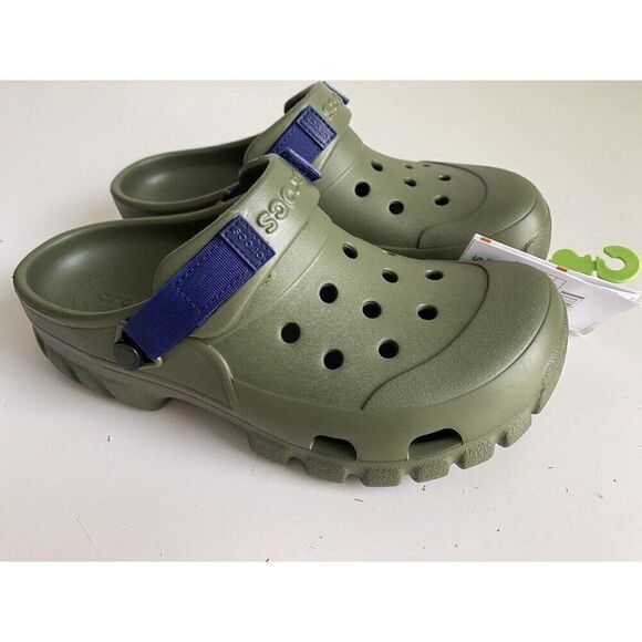 Crocs Offroad Sport Clog Army Green Blue Unisex Men’s Sz 9 Women’s 11 NEW - Picture 5 of 10